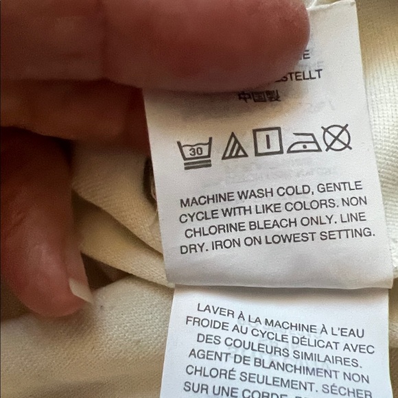 J Crew Off White Short Sleeve Peplum Ruffle Hem Top - Picture 9 of 10